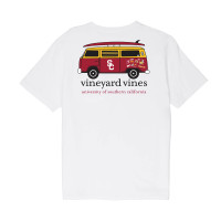 USC Trojans Men's Vineyard Vines White Travel T-Shirt